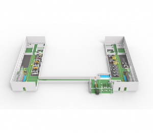What is the production capacity of an automatic film sticking machine?
