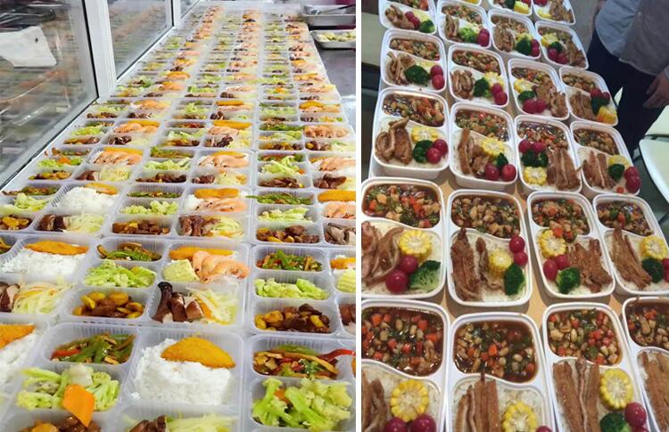 團體快餐批量打包配送